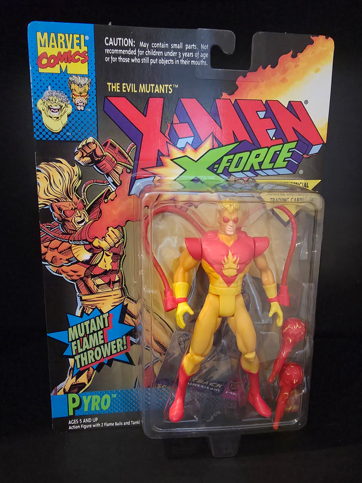 Marvel X-Men X-Force Pyro w/ Mutant Flame Thrower Figure NEW factory sealed