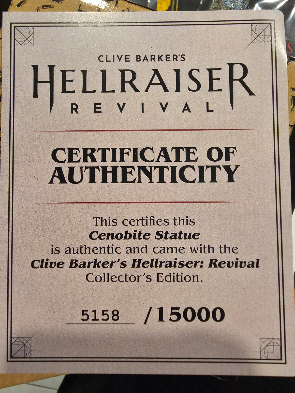 Hellraiser Revival: Cenobite Collector's Edition PS5 with Steelbook Case