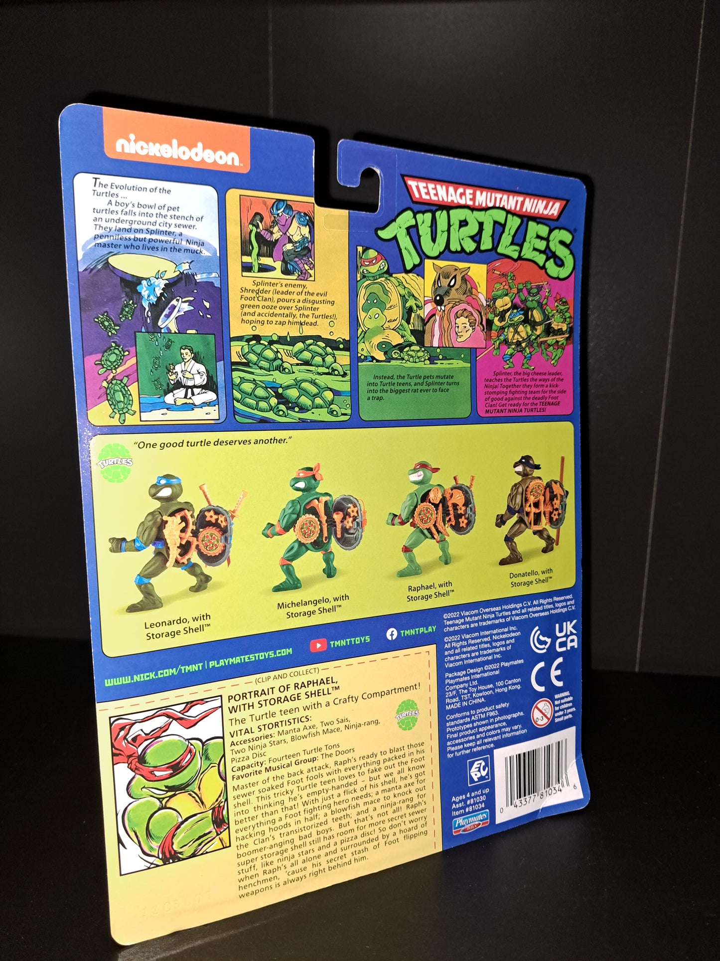 Teenage Mutant Ninja Turtles Set Of 4 Action Figures Retro Collection 2021