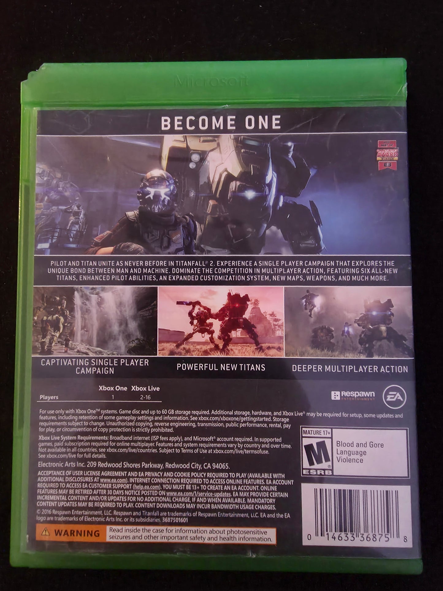 Titanfall 2 for Xbox One XBOX-ONE(XB1) Video Game