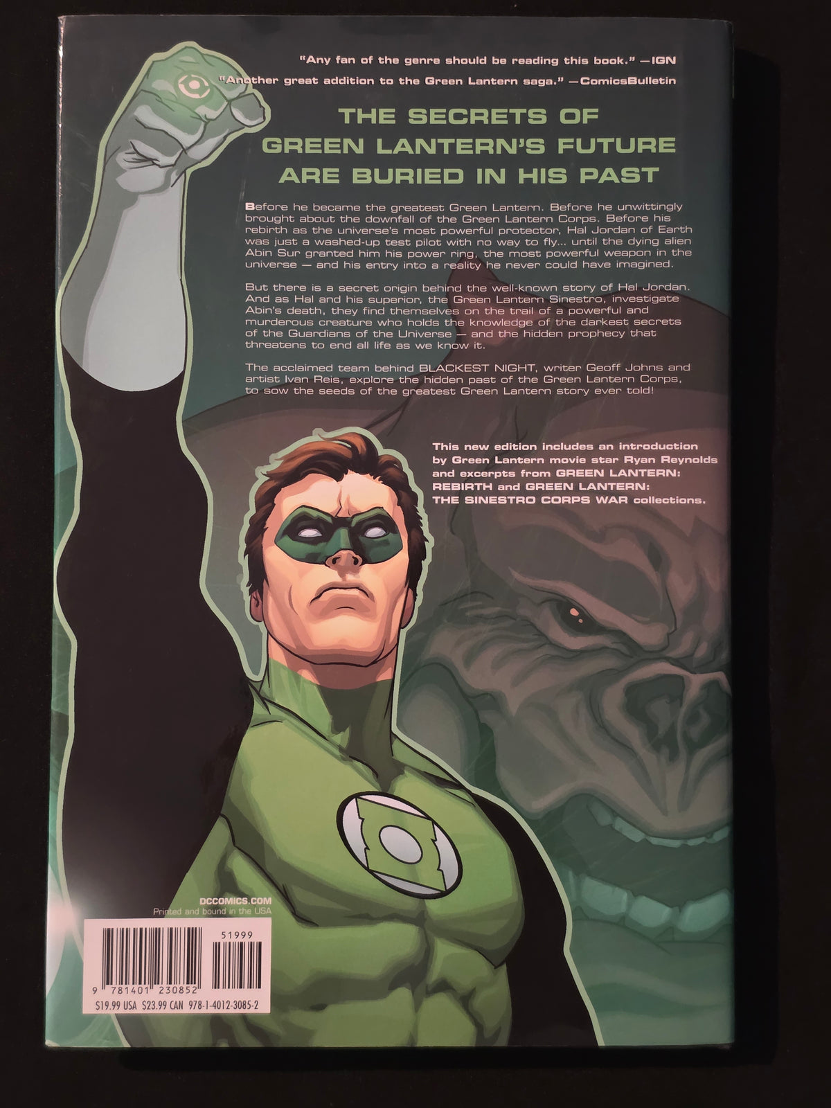 Dc Comics Green Lantern: Secret Origin Hardcover Graphic Novel