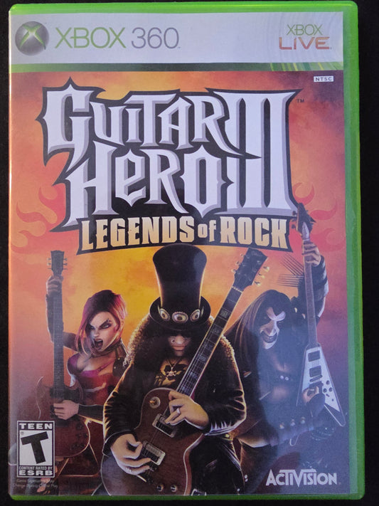 Guitar Hero 3 III: Legends Of Rock (Xbox 360) Complete CIB