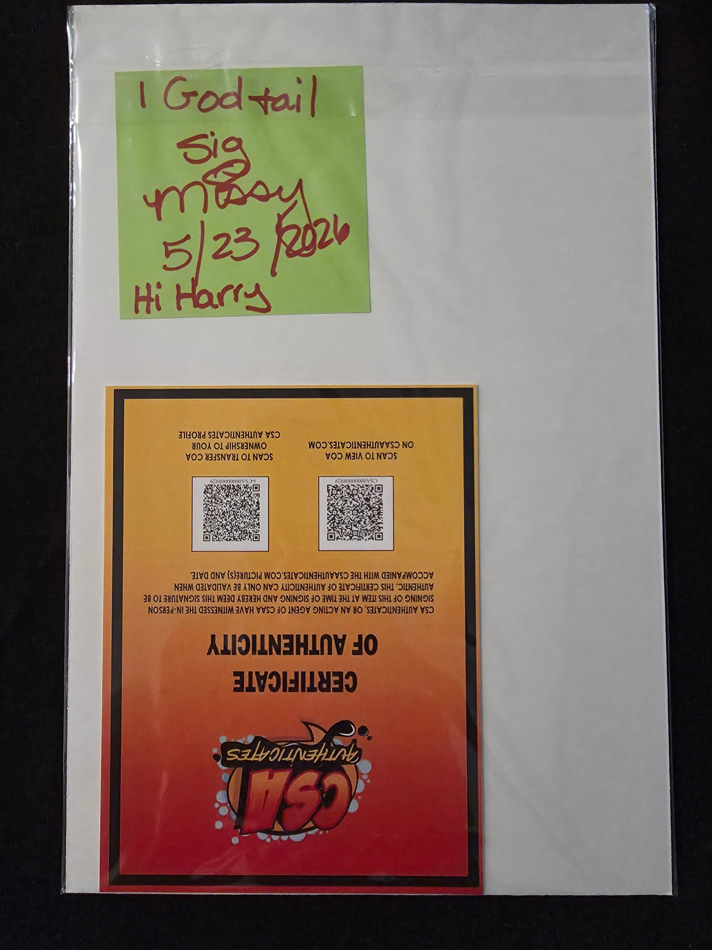 ABSOLUTE BATMAN #15 signed by Scott Snyder W/ COA GODTAIL MEGACON VARIANT EXCLUSIVE LTD 800