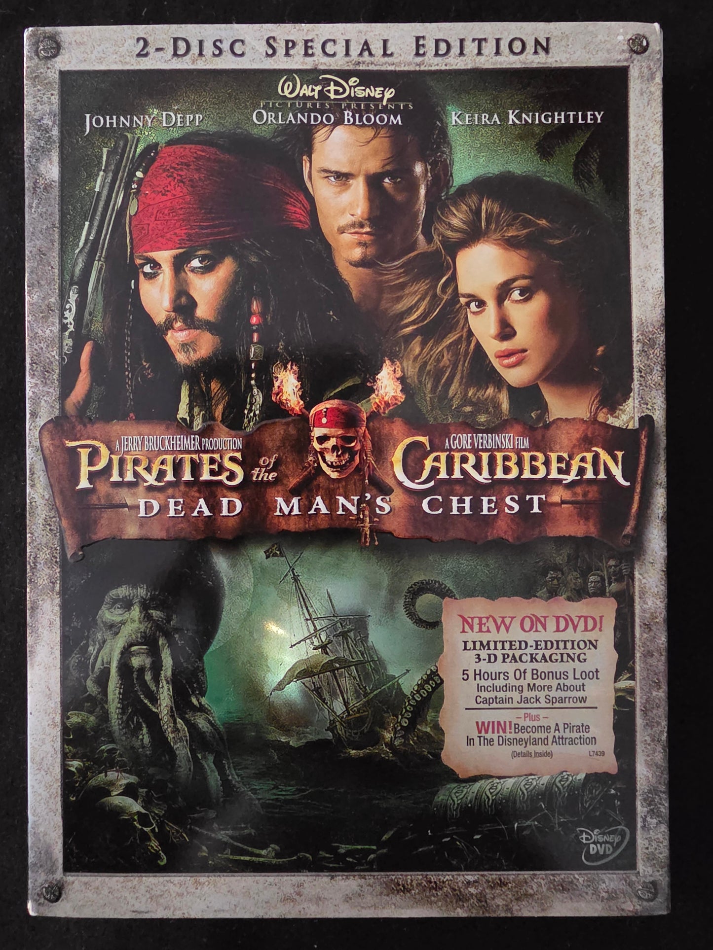 PIRATES OF THE CARIBBEAN - Dead Man's Chest DISNEY 2 DISC SPECIAL EDITION DVD