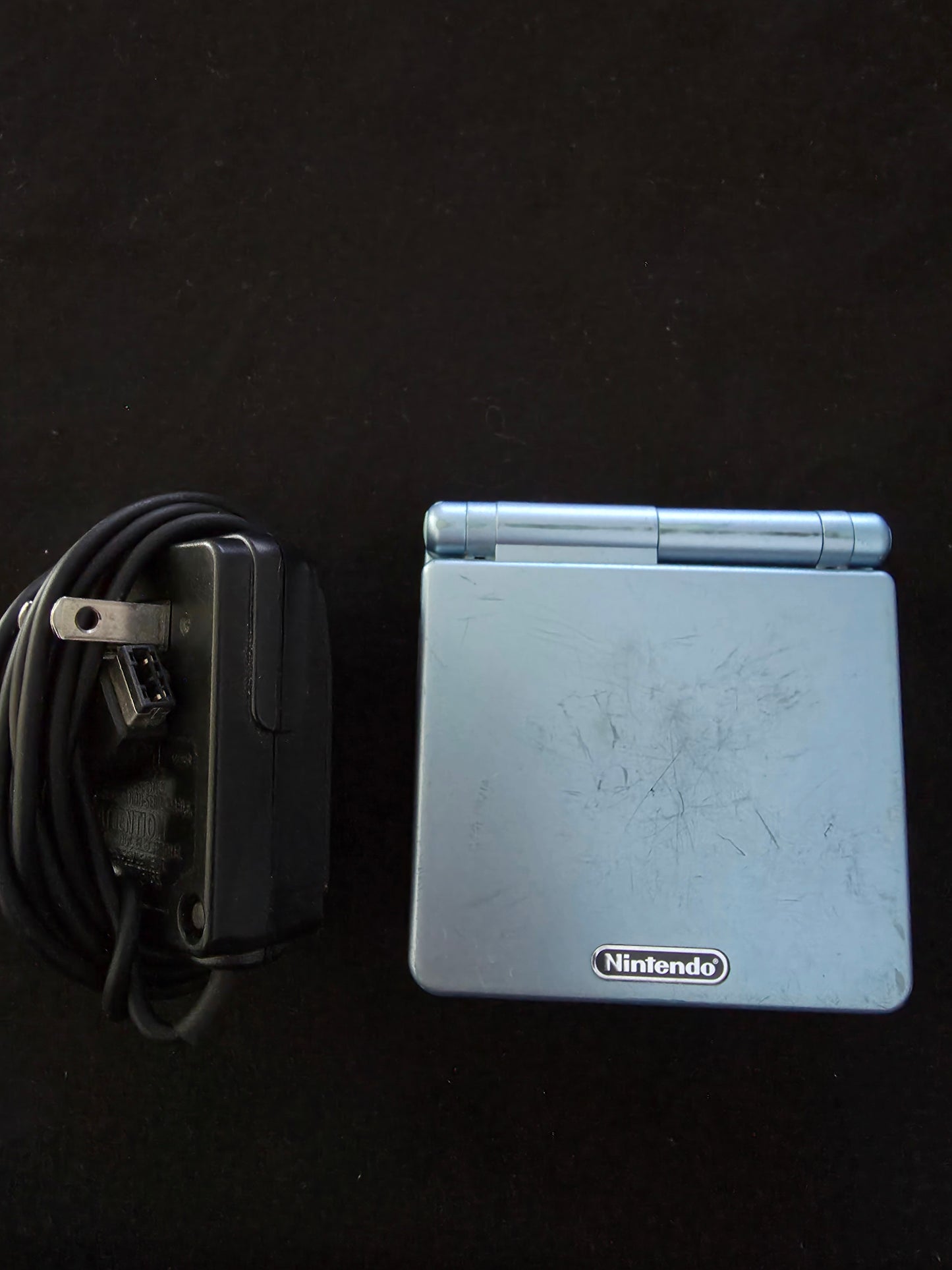 Nintendo Gameboy Advance GBA SP Pearl Blue AGS-101 Handheld Console System