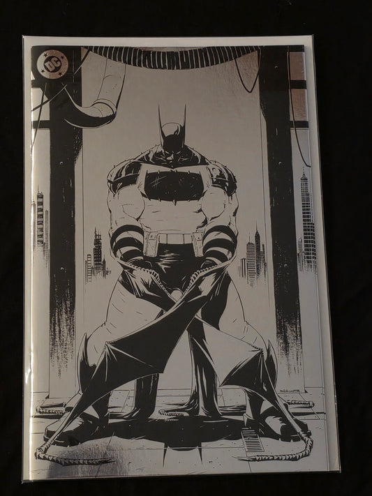 Absolute Batman #1 Noir Edition  Nick Dragotta Virgin Foil Cardstock Variant 1st Print