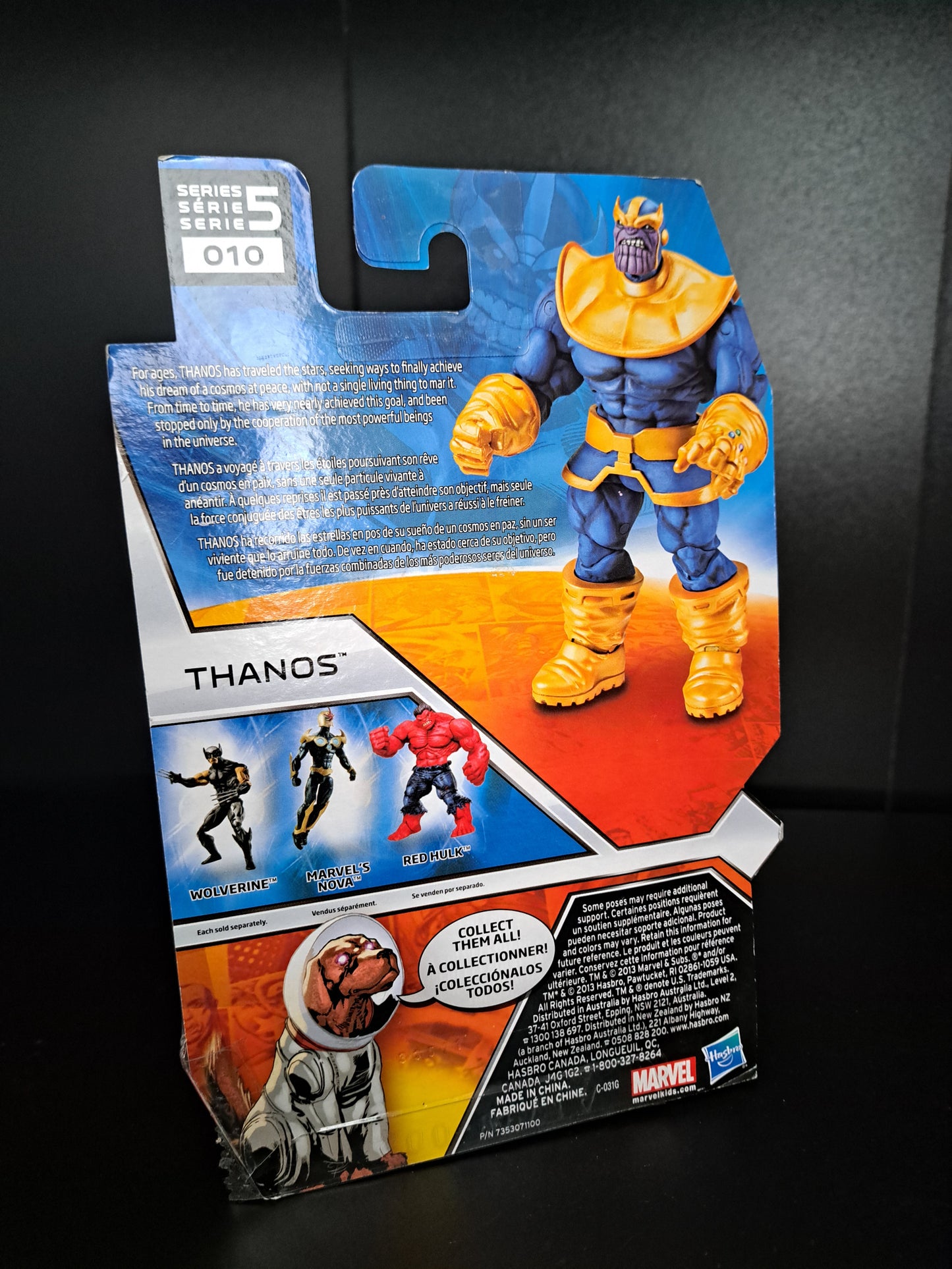 Marvel Universe THANOS 3.75 Action Figure Series 2 #034 New & Sealed Hasbro