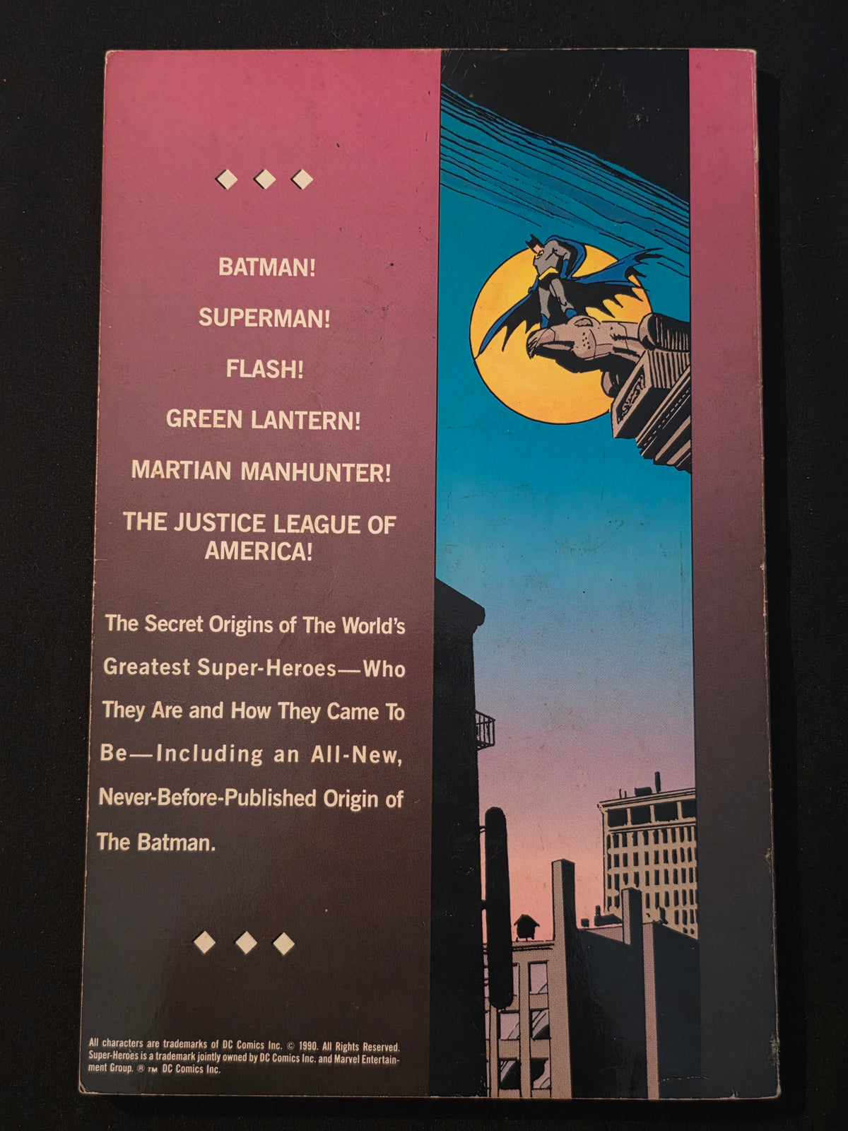 DC Comics Secret Origin TPB (1989) Vintage Graphic Novel Batman Superman JLA
