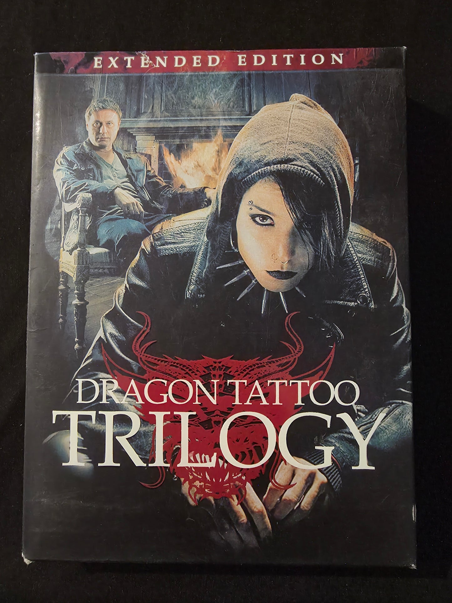 Dragon Tattoo Trilogy: Extended Edition (DVD, 4 Disc Box Set, Uncut Unrated)