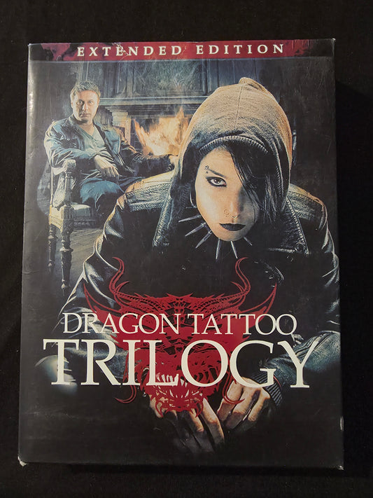 Dragon Tattoo Trilogy: Extended Edition (DVD, 4 Disc Box Set, Uncut Unrated)