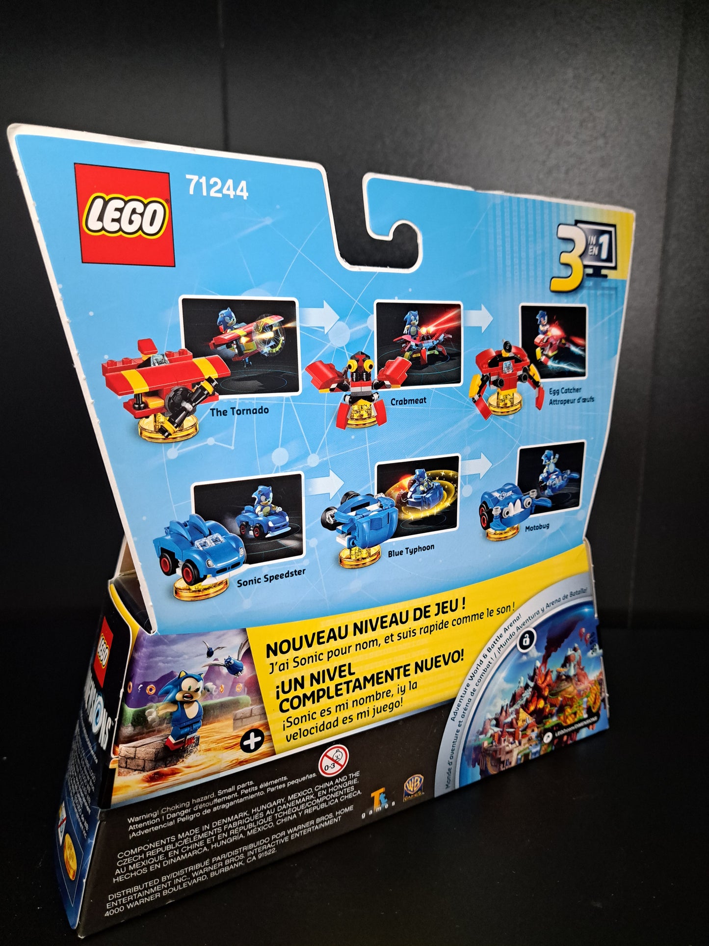 NEW Sealed LEGO Dimensions Sonic The Hedgehog Level Pack (Universal)