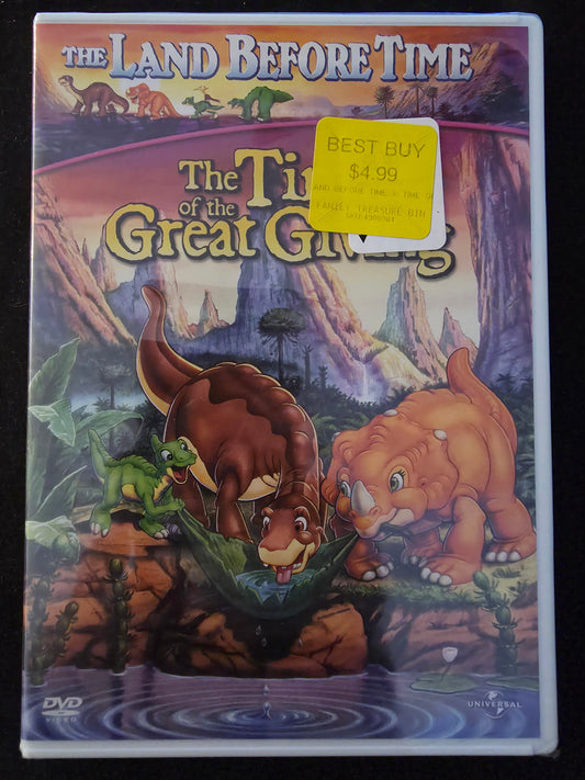 The Land Before Time VII: The Stone of Cold Fire (DVD, 2000) NEW