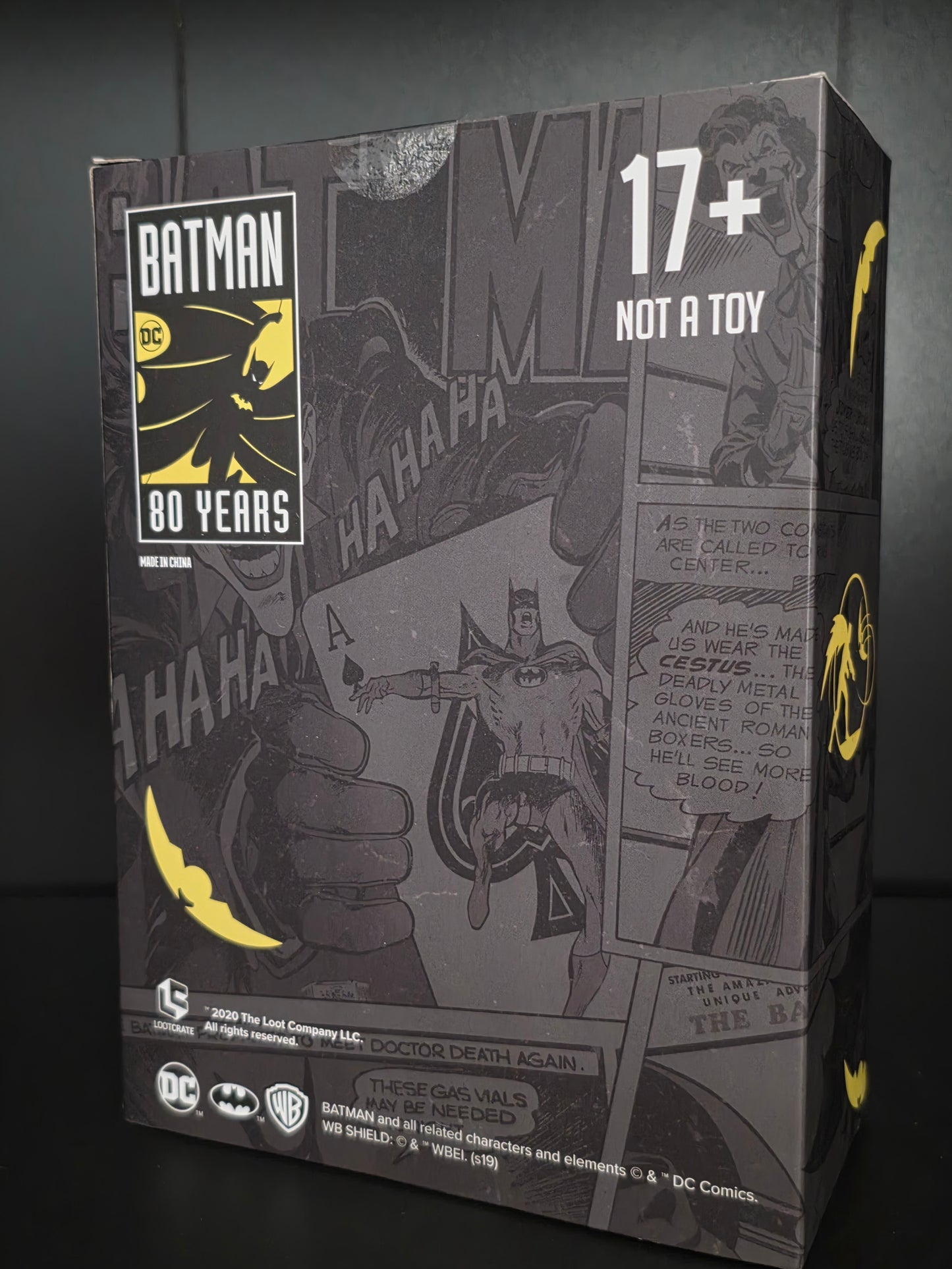 Loot Crate 2019 Batman 80th Anniversary Limited Edition Batarang Replicas Only