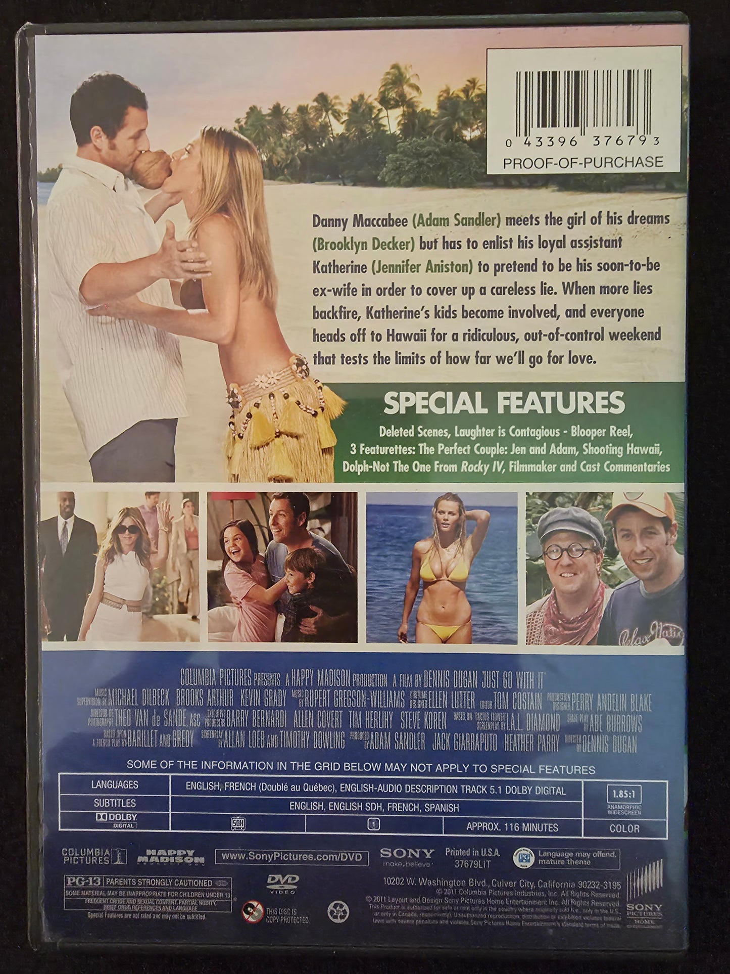 Just Go with It (DVD, 2011)