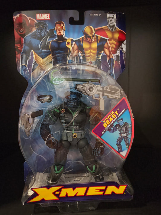 2005 X-MEN STEALTH BEAST Action Figure MARVEL TOYBIZ New on Card