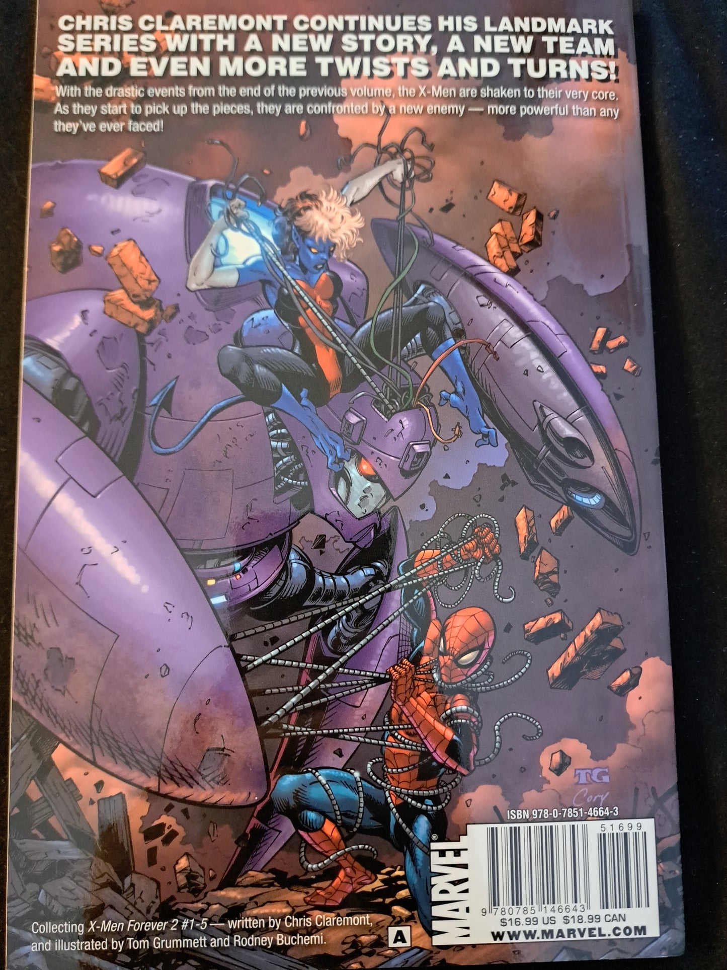 X-Men Forever 2: Back In Action Sealed TPB Marvel Comics Graphic Novel