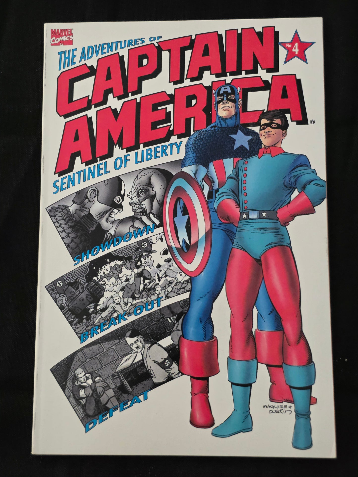 THE ADVENTURES OF CAPTAIN AMERICA 4 FABIAN NICIEZA STORY MARVEL COMICS 1992