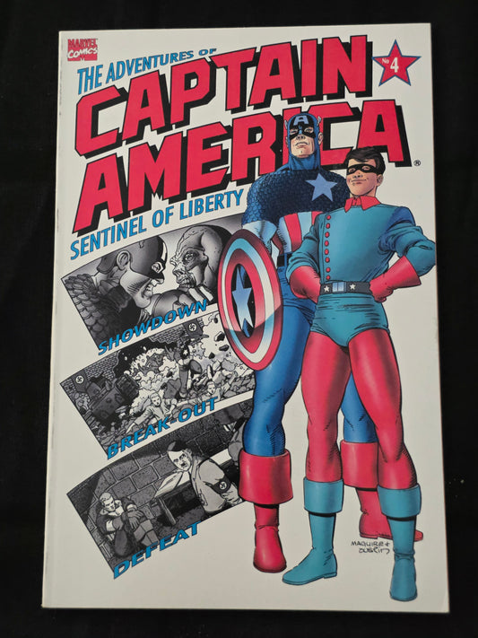 THE ADVENTURES OF CAPTAIN AMERICA 4 FABIAN NICIEZA STORY MARVEL COMICS 1992