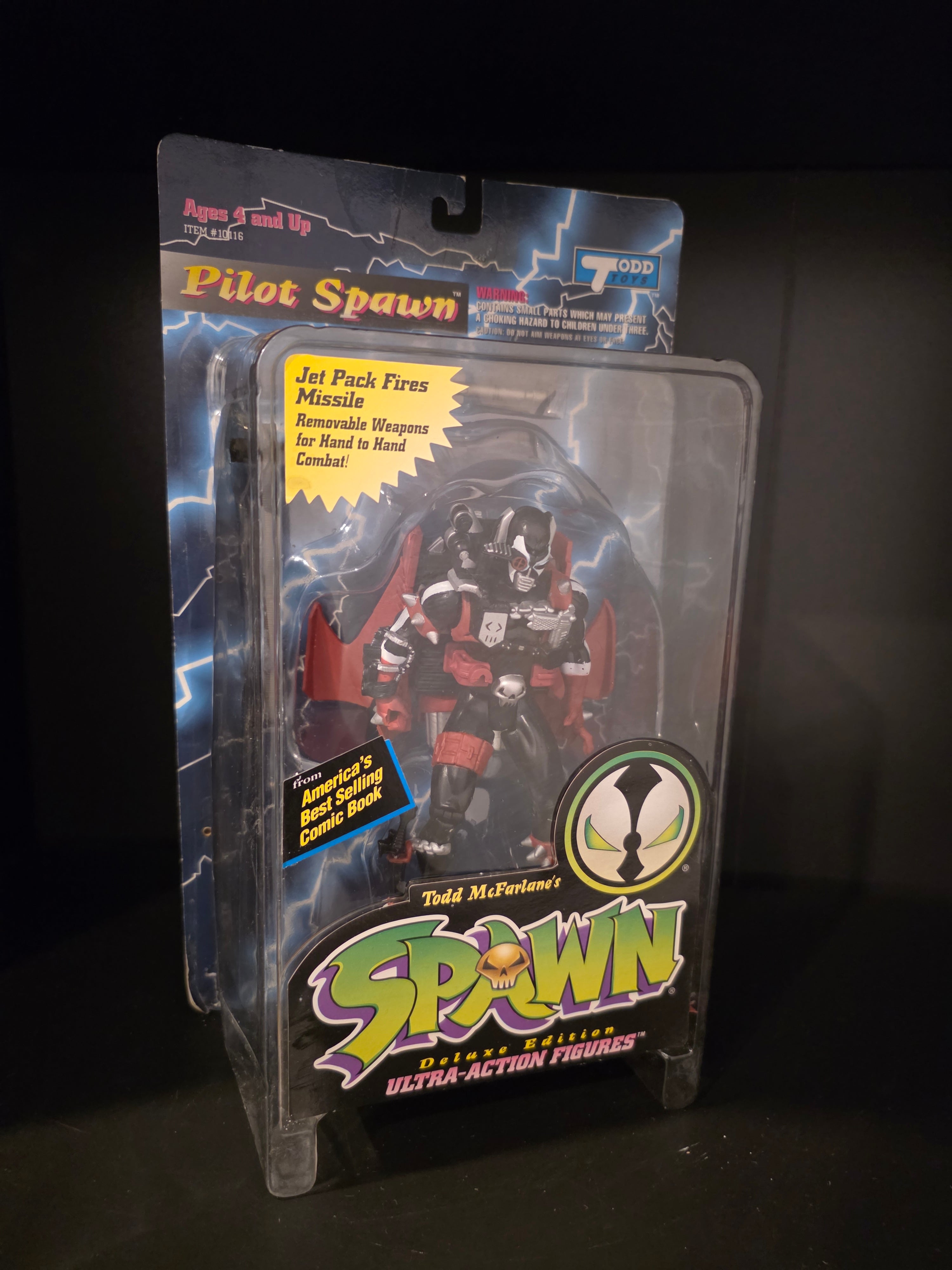 McFarlane Todd Toys Spawn Series 2 Pilot Spawn action figure 1995 BRAN ...