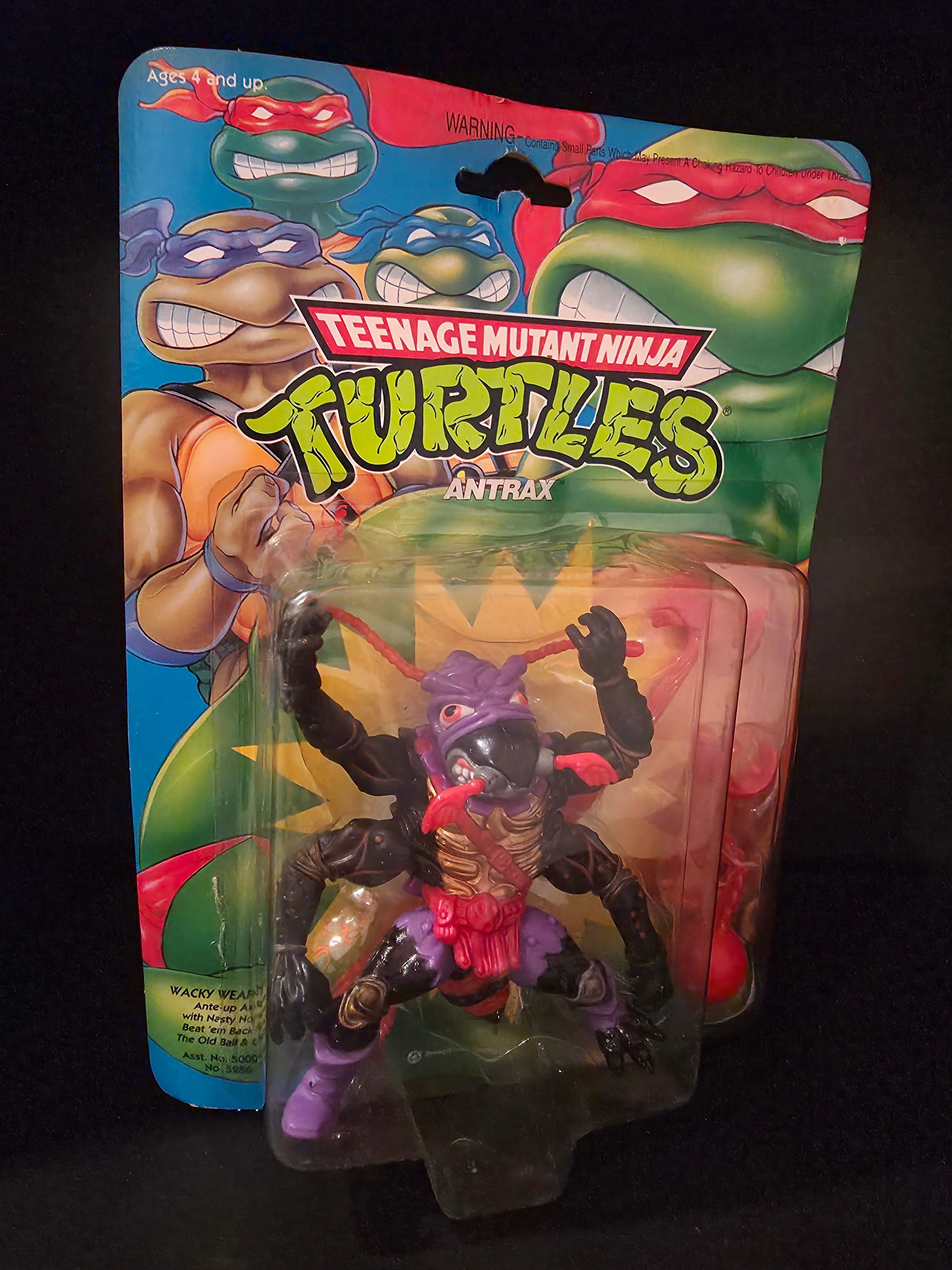 Playmates Teenage Mutant Ninja Turtles Antrax Vintage Figure 1992 ...