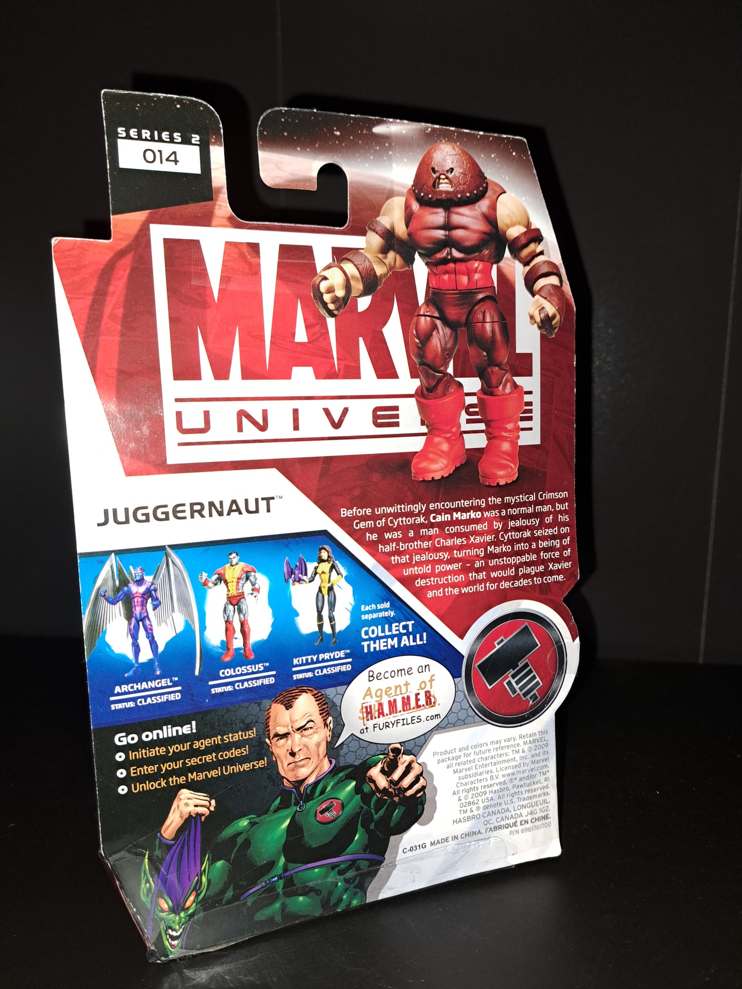 2009 Hasbro Toys Marvel Universe 3.75” Series 2 Action Figure Juggernaut - X-men