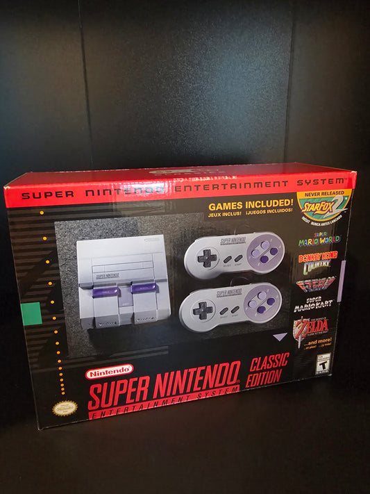 Super Nintendo SNES Classic Edition Video Game Console CLV-201 Gray