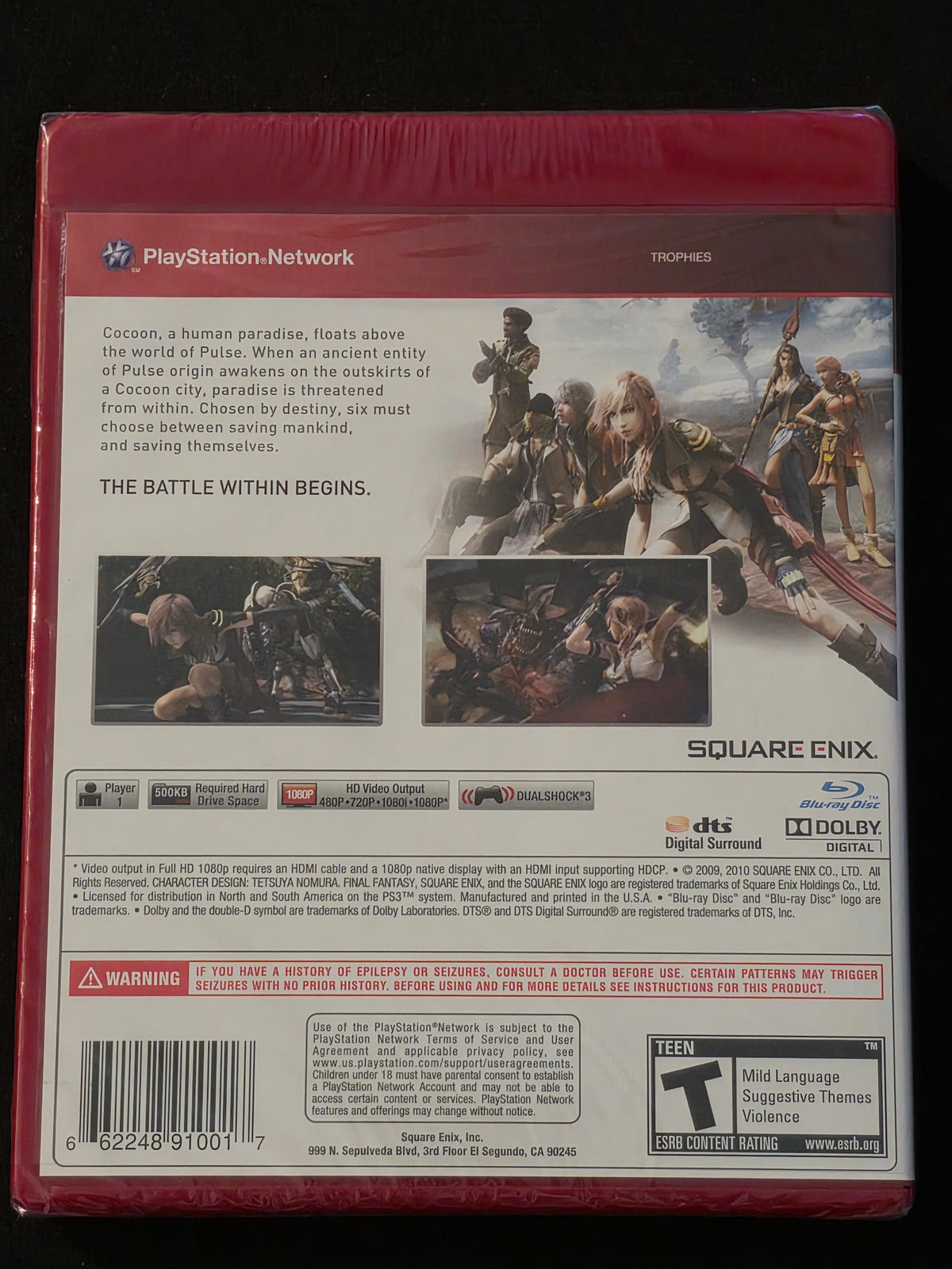 Final Fantasy XIII (13) (PlayStation 3, PS3)  BRAND NEW FACTORY SEALED