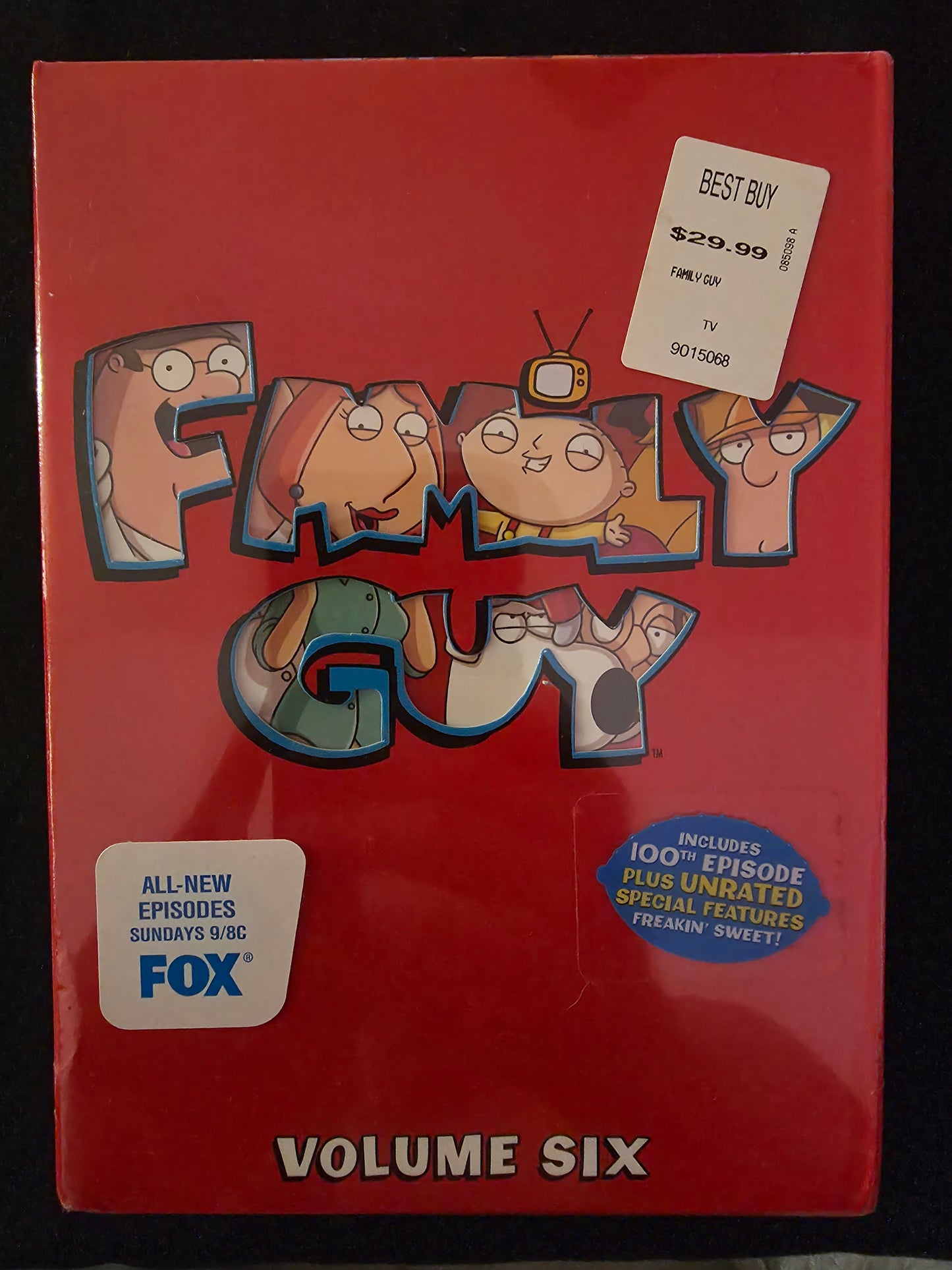 Family Guy: Volume 6 Six (3 Disc Set DVD) 2007-2008  New