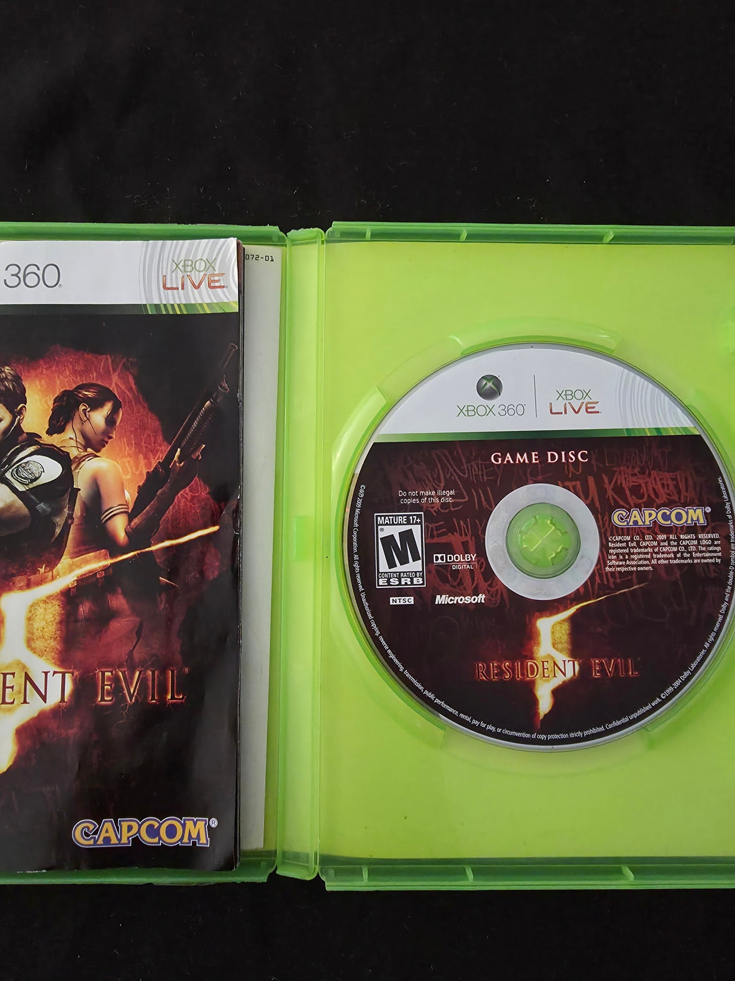 Resident Evil 5 - Microsoft Xbox 360, CIB