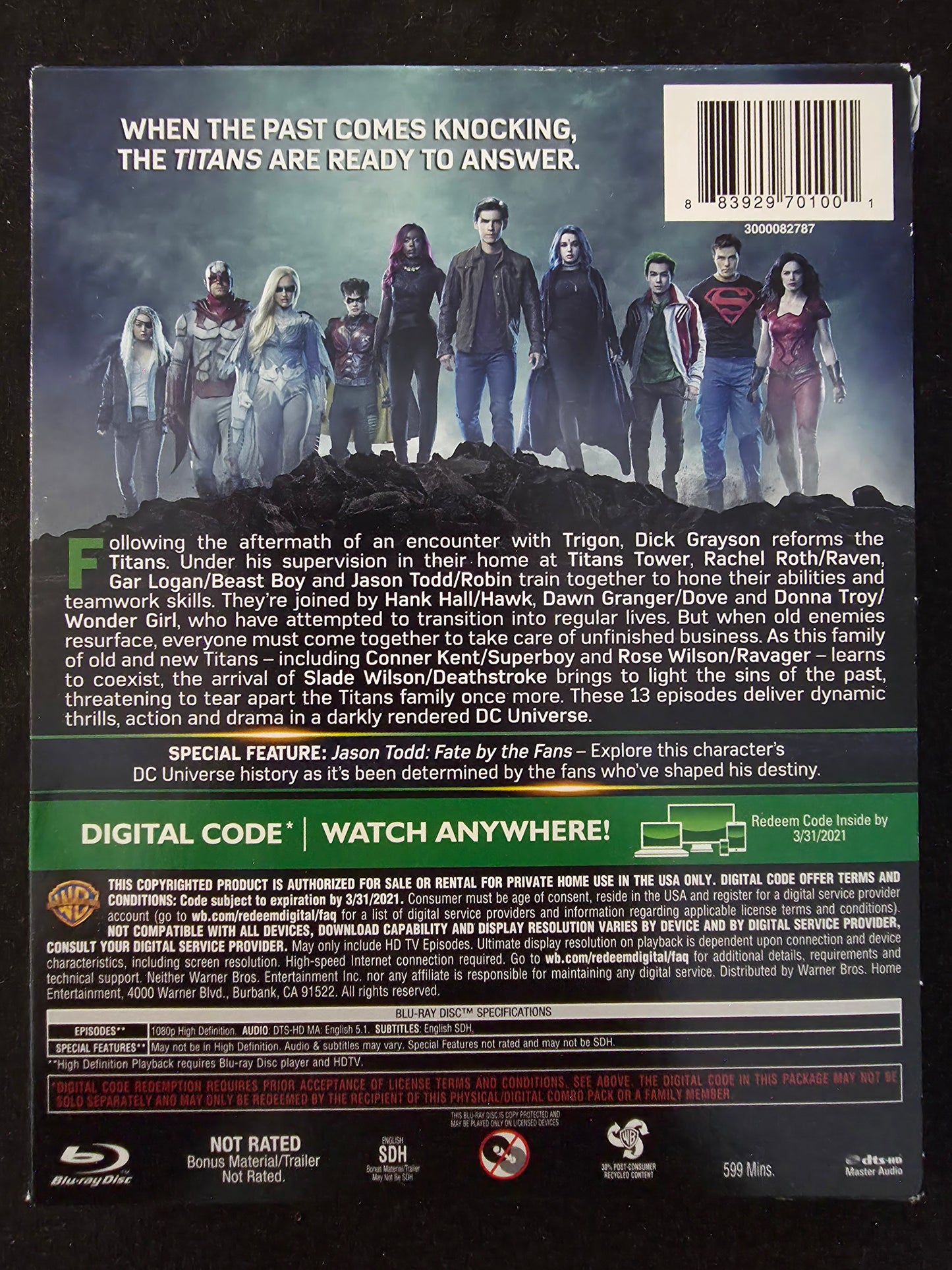 Titans: The Complete Second Season (Blu- Blu-ray