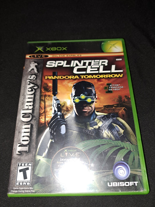 Tom Clancy's Splinter Cell: Pandora Tomorrow (Xbox, 2004) CIB
