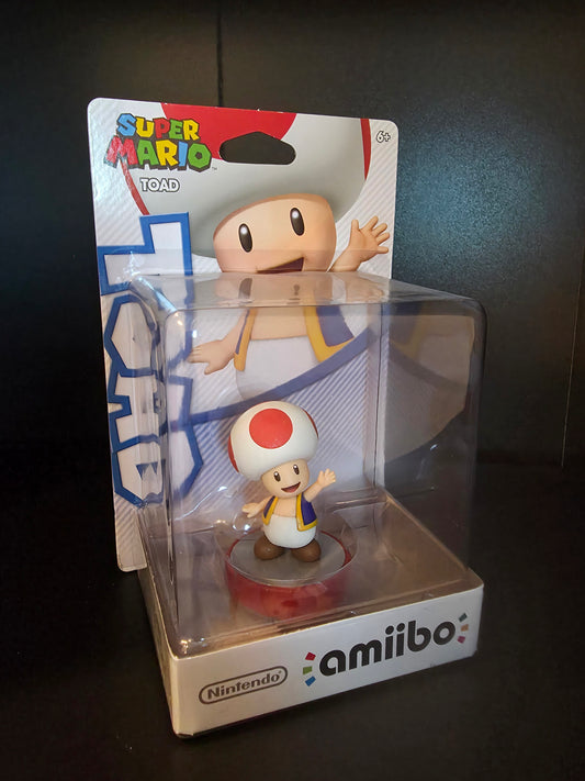 Nintendo Amiibo Toad Super Mario Bros Series Figure - New Sealed US Version 2015
