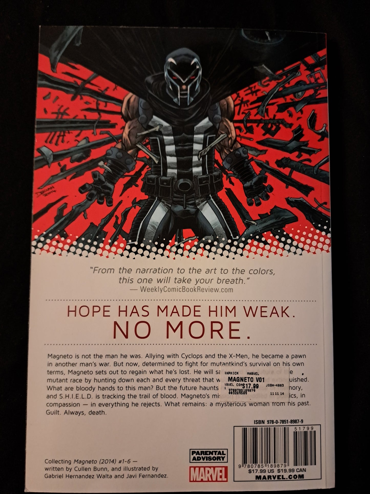 Magneto Volume 1: Infamous  Paperback By Bunn, Cullen