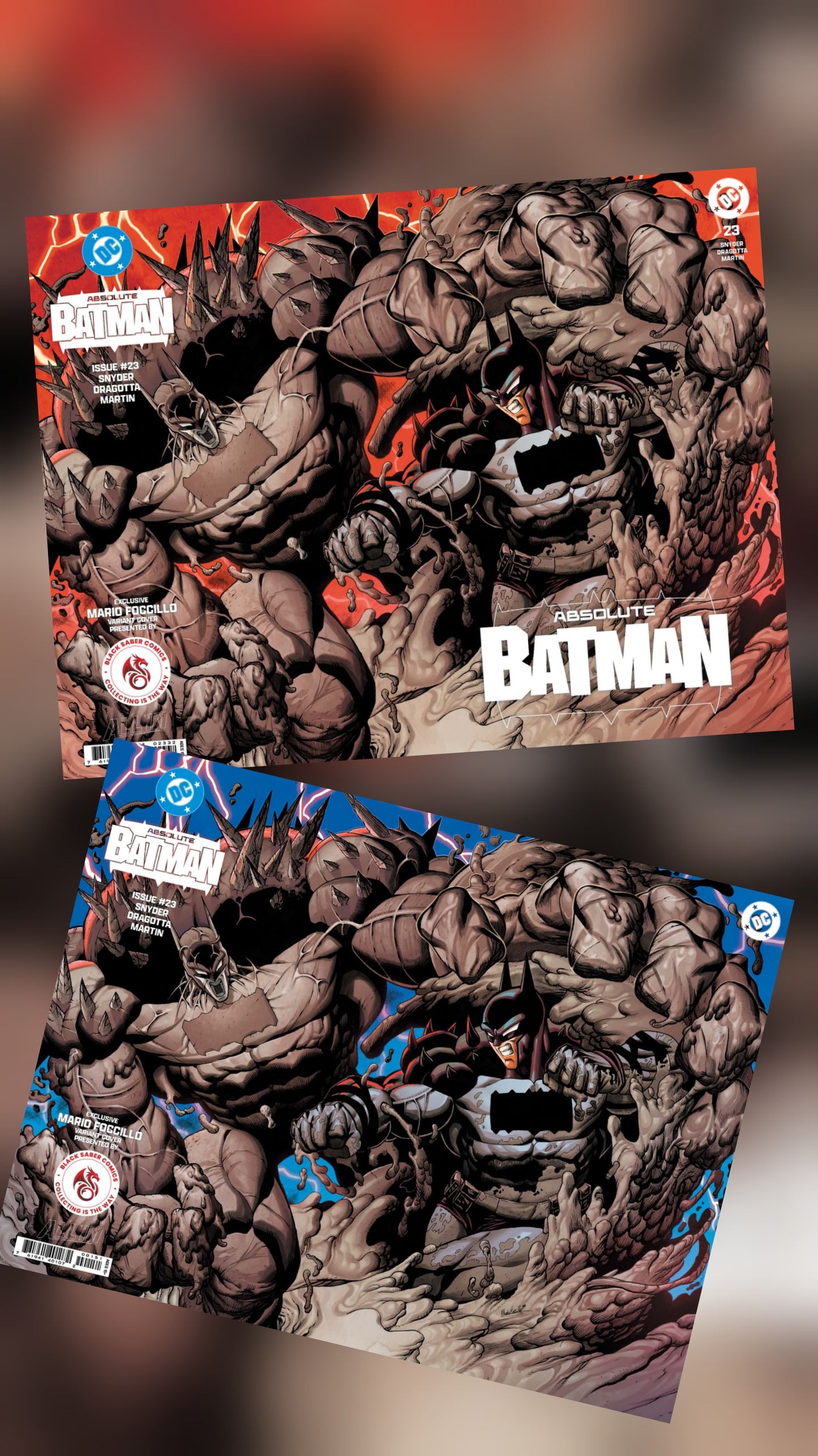Absolute Batman #23 Foccillo Wraparound set Trade/Virgin LT 800