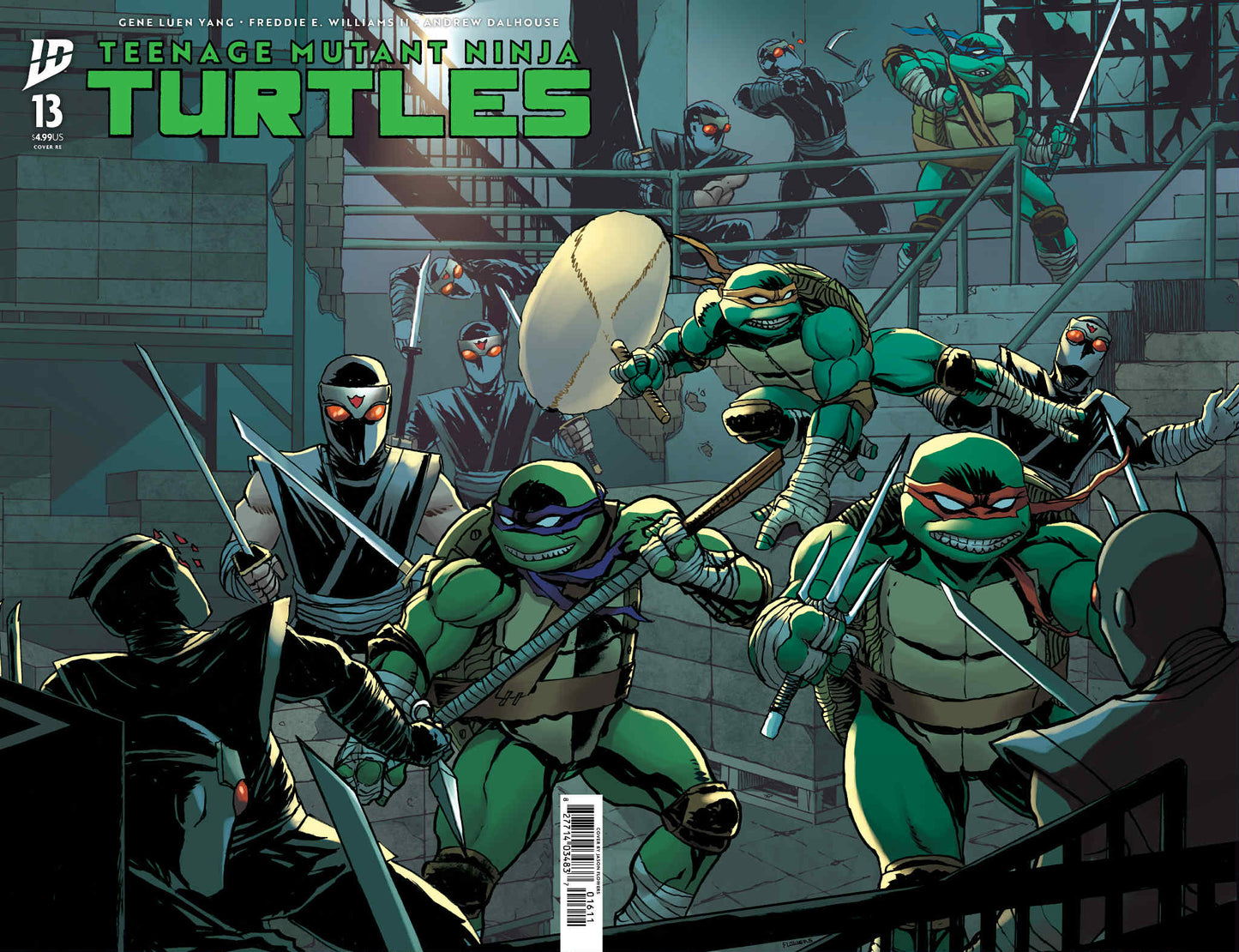 Teenage Mutant Ninja Turtle #13 Urelio Mazzara Exclusive & Jason Flowers Wrap Around