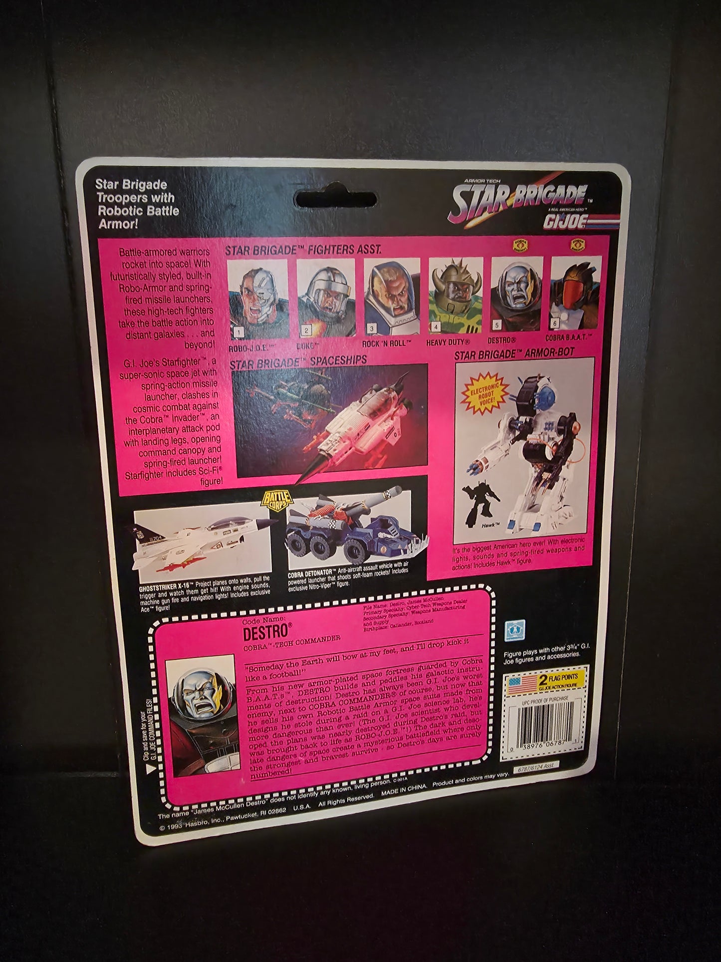 G.I. Joe Star Brigade Armor Tech Destro Cobra Tech Commander ARAH Hasbro Sealed