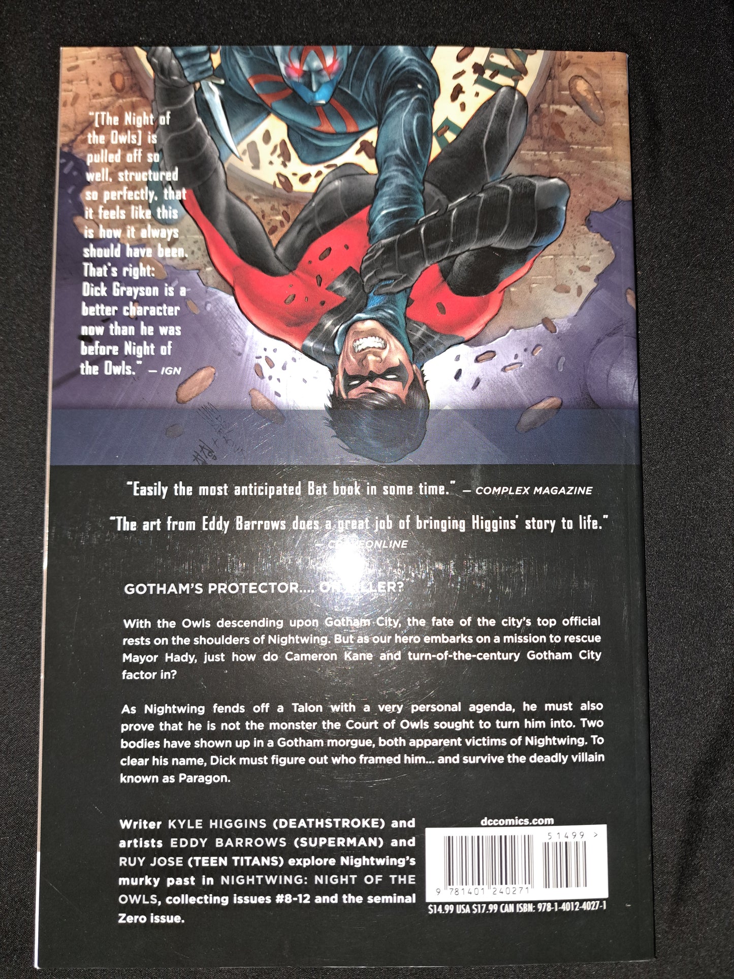 Nightwing New 52 Volume 2 Night of the Owls Softcover Graphic Novel