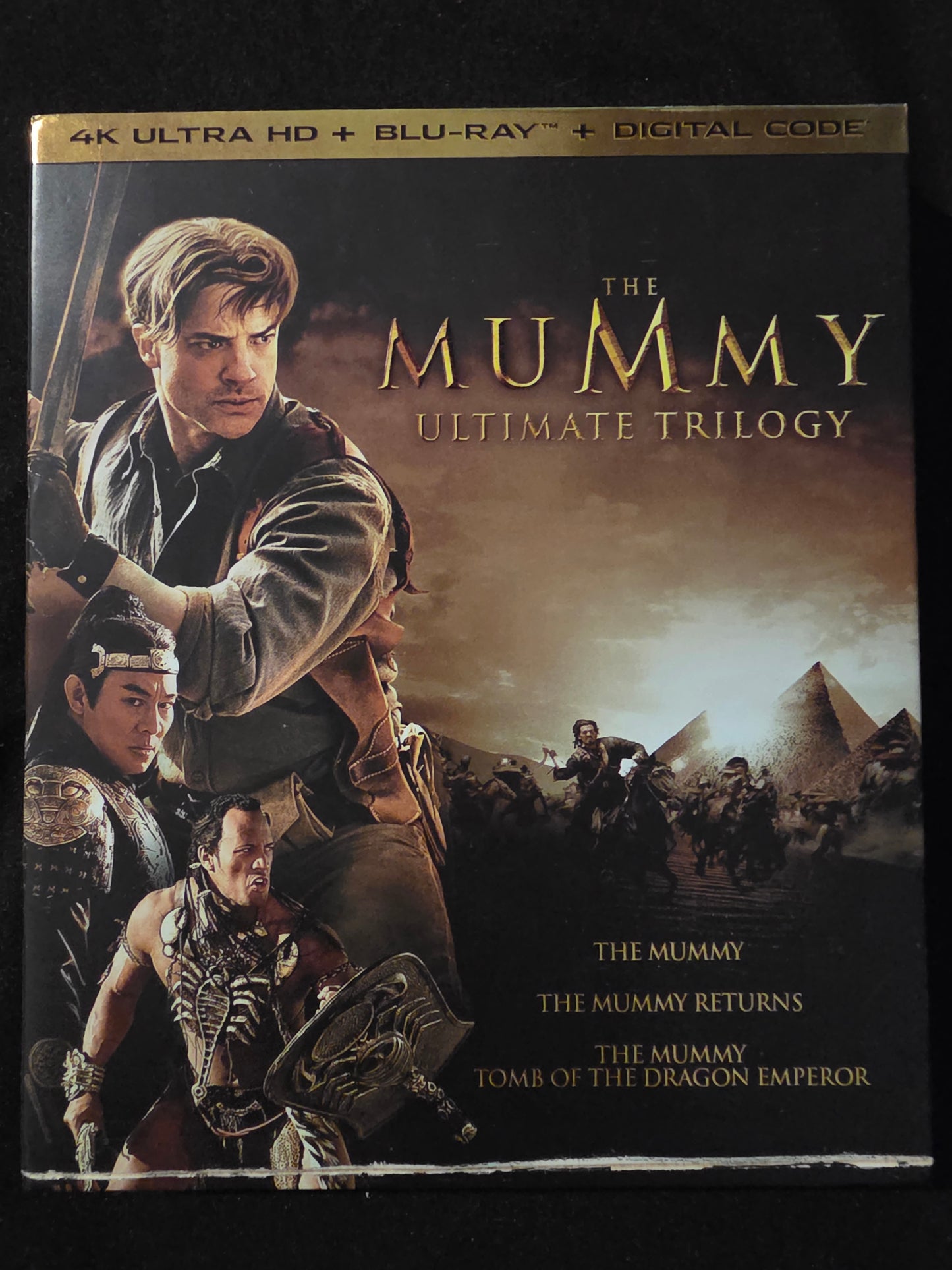 The Mummy Ultimate Trilogy (4k Ultra HD + Blu Ray, 2017) 6 Disc Box Set