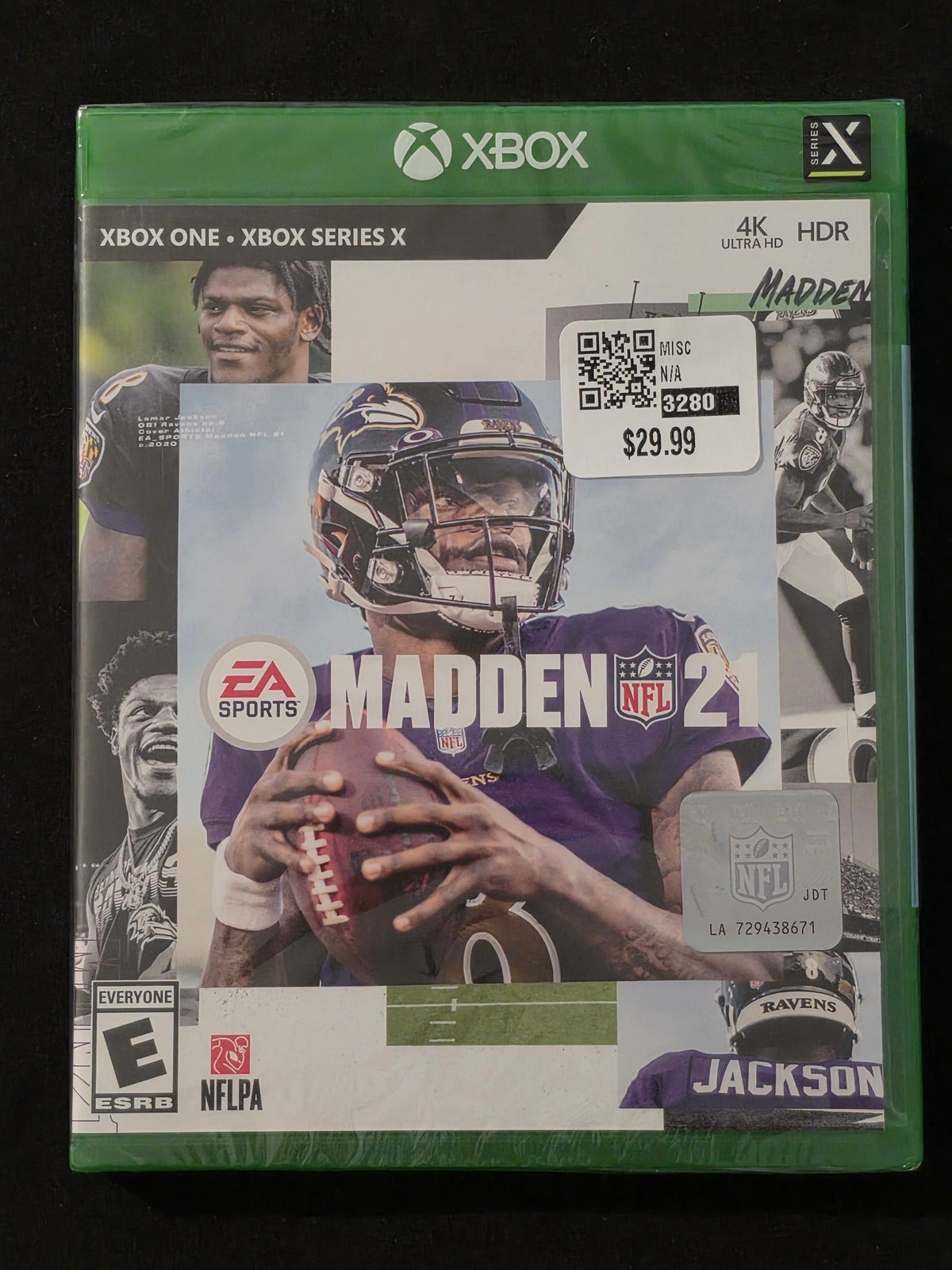 Madden NFL 21 Microsoft Xbox One Factory Sealed Brand New Lamar Jackson Cover