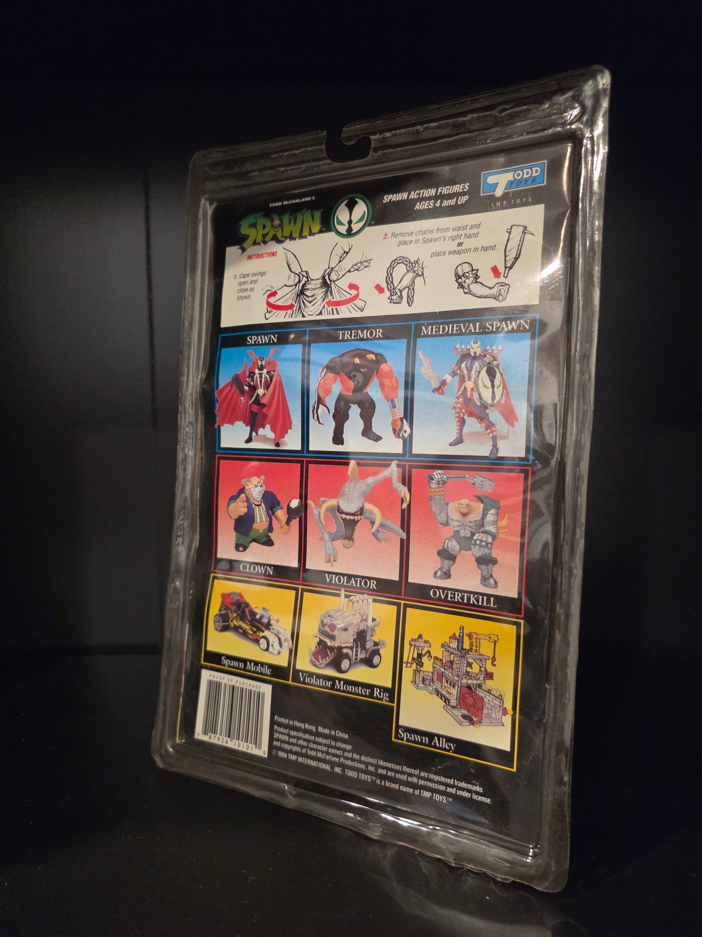 New 1994 Todd Mcfarlane’s Spawn Series 1 Original Action Figure Todd Toys TMP