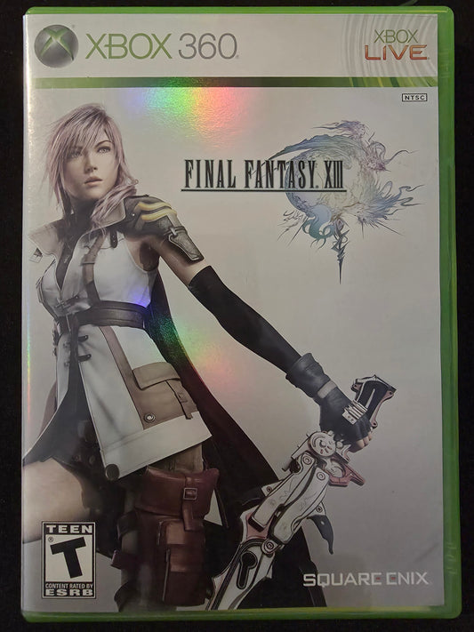 Final Fantasy XIII (Microsoft Xbox 360, 2010) CIB w/ Manual