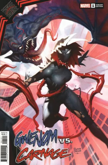 King in Black: Gwenom Vs Carnage #1B Variant Ryan Brown Cover