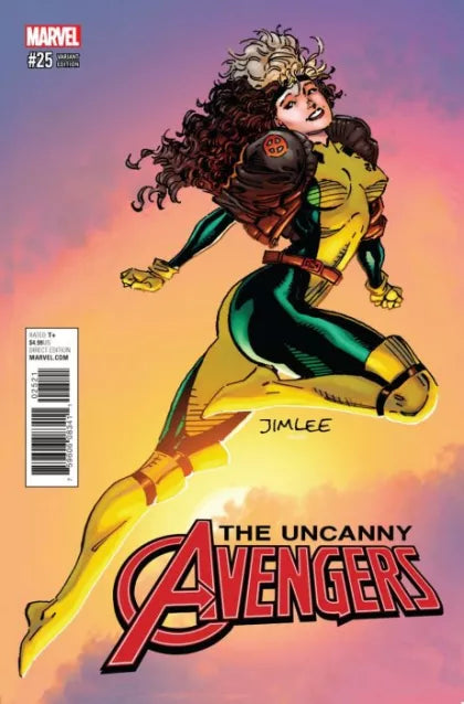 Uncanny Avengers, Vol. 3 #25B Variant Jim Lee X-Men Trading Card Cover