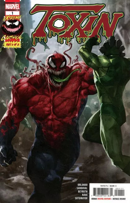 Extreme Carnage: Toxin Skan Cover