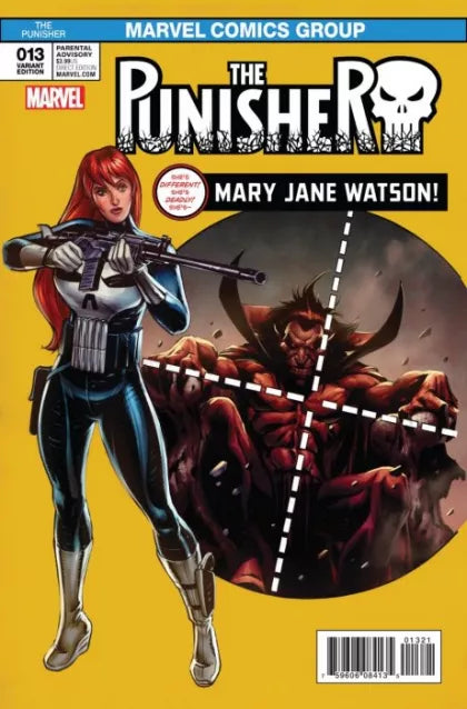 The Punisher, Vol. 11 #13B Variant David Williams Mary Jane Cover