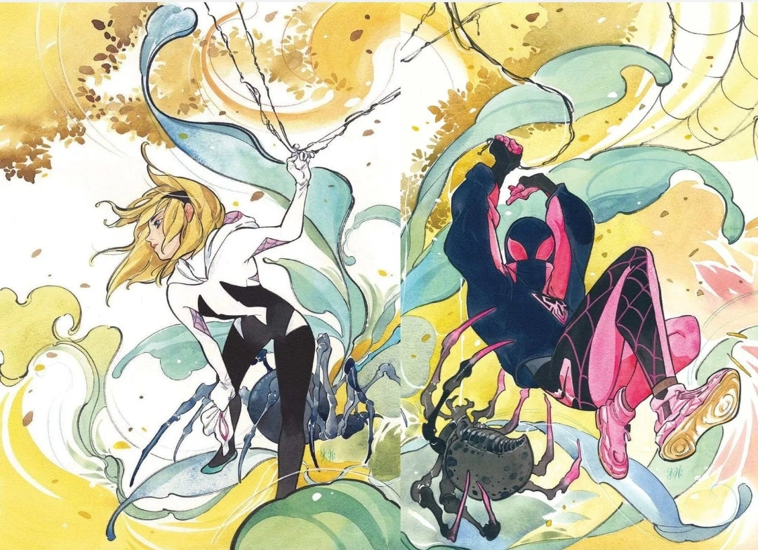 Amazing Spiderman #5 and Miles Morales #39 Momoko Virgin Variant Set