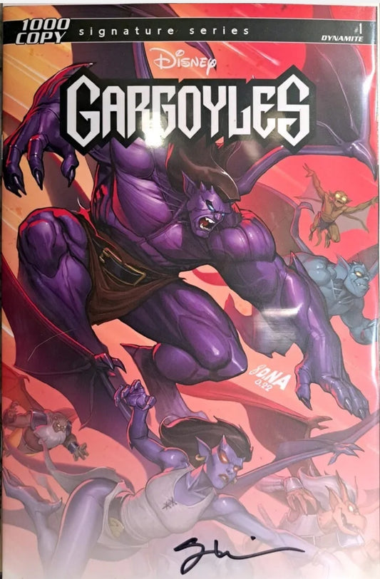 GARGOYLES 1 1:1000 NAKAYAMA VARIANT SIGNED BY GREG WEISMAN WITH COA 2022*
