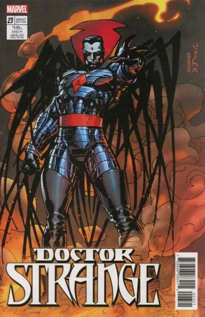 Doctor Strange, Vol. 4 #23B Variant Jim Lee X-Men Trading Card Cover