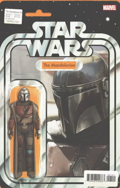 Star Wars: The Mandalorian #1B John Tyler Christopher Action Figure Variant