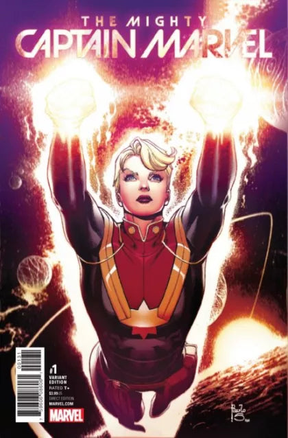 The Mighty Captain Marvel #1C Incentive Paulo Siqueira Variant Cover